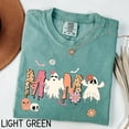 thumbnail image 2 of T-Shirt Mama Spooky Season Vibes Women's Comfort Colors T-Shirt with Cute "Mama" Design for Halloween, 2 of 7