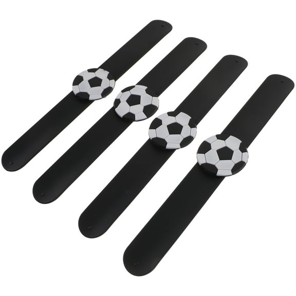 ULTNICE 4Pcs Silicone Wristbands Snap Bracelets present Option for Kids Birthdays