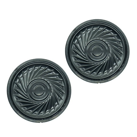 ZYHARUKO 2PCS 40mm Neodymium Magnetic Horn 4Ohms 2W with Metal Shell for Auditory Projects Loudspeaker