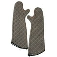 thumbnail image 3 of San Jamar 800FG24 BestGuard Commercial Heat Protection Up to 450° F Oven Mitts (Pair), 24" Length, Tan, 3 of 3