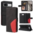 thumbnail image 1 of GANGXUN Flip Case for Google Pixel 7A – Leather Wallet Cover with Card Slots, Kickstand & Color Stitching Protective Folio, 1 of 6