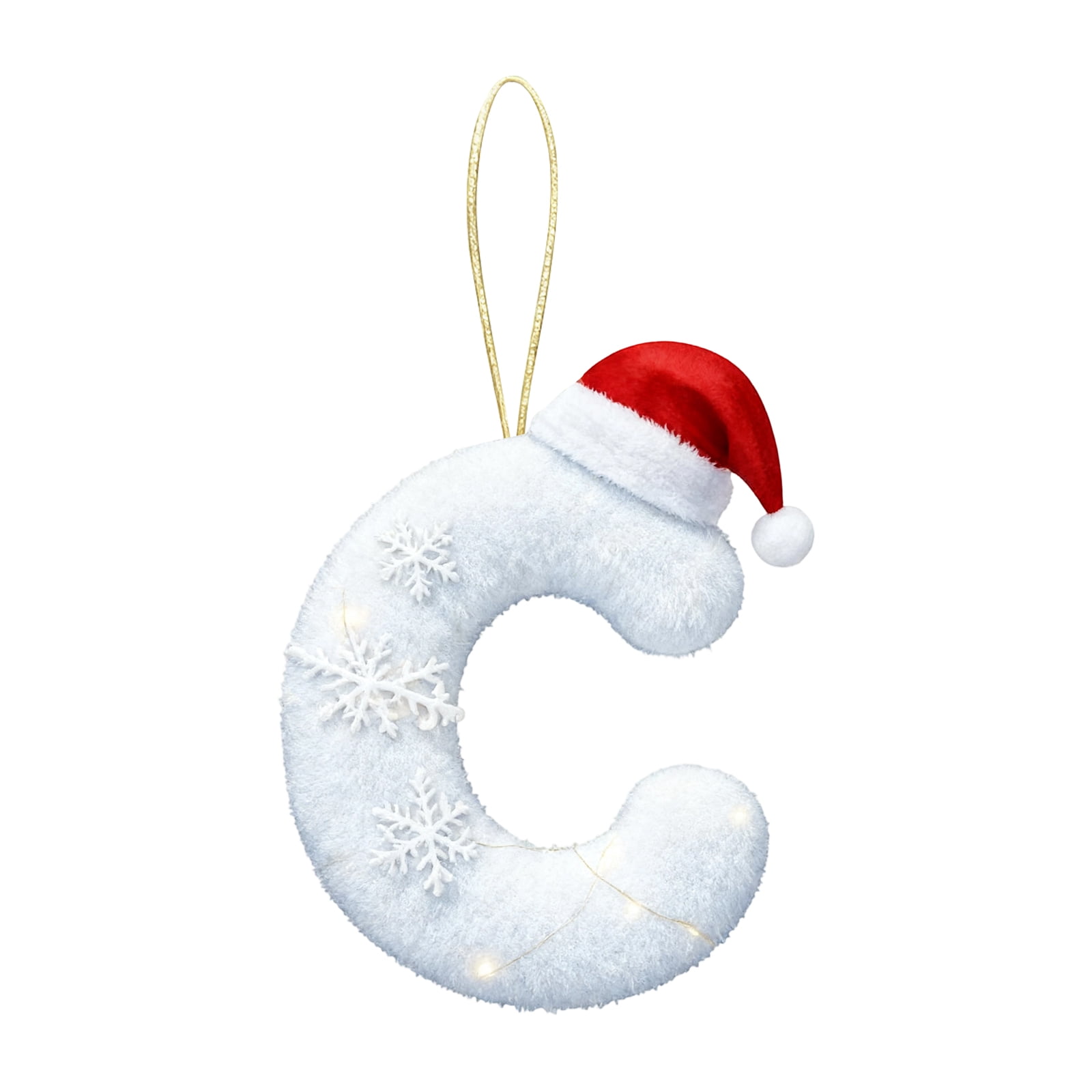 26 Letter Christmas Tree Hanging Pendant, 3.14Inch 2D Acrylic Christmas Letters Ornaments, A to Z Ornament Letters Decorative Hanging Xmas Letters for Christmas Tree DIY Craft Xmas Ornaments