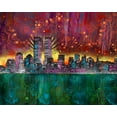 thumbnail image 2 of Dean Russo Collection 24x20 Gold Ornate Wood Framed with Double Matting Museum Art Print Titled - Skyline, 2 of 4