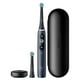 thumbnail image 2 of Oral-B iO Deep Clean + Protect cepillo de dientes eléctrico recargable, negro con un cepillo de dientes iO Serie 7, 2 cabezales de repuesto y un estuche de viaje de carga, 2 of 5
