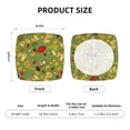thumbnail image 5 of Logiee Squirrel And Fox In The Forest Print Square Chair Seat Covers, Stretch Chair Seat Covers,Seat Chair Slipcover, Non-Slip Chair Slipcover,Furniture Protector for Indoor and Outdoor-Four Pieces, 5 of 7
