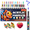 24 Colours, variant on COORIART Acrylic Paint Markers, Soft Brush Tip Pens, Automatic Ink Control No Bleed Markers Set for Wood, Stone, Canvas, Glass, Fabric, Egg, Rock Painting and DIY