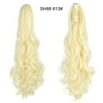 thumbnail image 2 of Wadada Ponytail Extension,22 Inch Long Body Wave Ponytail hair Extension Synthetic Heat Resistant Wrap Around Drawstring Curly Wavy Ponytail Hairpieces for Women (E), 2 of 2