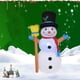thumbnail image 1 of Muñeco de nieve inflable navideño giratorio para exteriores de 3,9 pies, decoración de patio inflable con luces LED incorporadas para vacaciones/fiestas/Navidad, 1 of 5