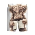 thumbnail image 7 of Daiia Relaxed Cute Cow Reading Mens Woven Stretch Pajama Short,Short Pajama Pants-X-Large, 7 of 7