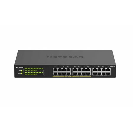UPC: 0606449144796 | GS324P 24 Ports No Ethernet Switch – 2 Layer Supported – Twisted Pair – Rack-mountable  Desktop