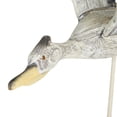 thumbnail image 5 of 18", 18", 13"H Gray Wood Handmade Bird Sculpture, by DecMode (3 Count), 5 of 10
