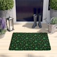 thumbnail image 2 of Dark Green Christmas Tree and Star Flannel Non Slip Door Rugs,Washable Door Mats Indoor,Decorative Door Mats,Dirt-Resistant and Absorbent Doormat for Entrance,Bedroom,Kitchen,Bathroom,23.5"x16", 2 of 5