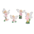 thumbnail image 1 of 4Pcs Flower Fairies Figurines Statue Garden Home Ornament Resin Model Miniature Landscape Decor, 1 of 22