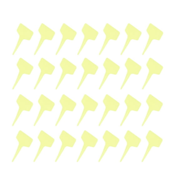 Zehuanyu  100 Pcs Garden Marker Pen Sprayer Hose Nozzle Plant Labels Tags Yellow