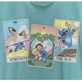 thumbnail image 2 of Women's Lilo & Stitch Family Tarot Cards Racerback Tank Top Tahiti Blue Medium, 2 of 4