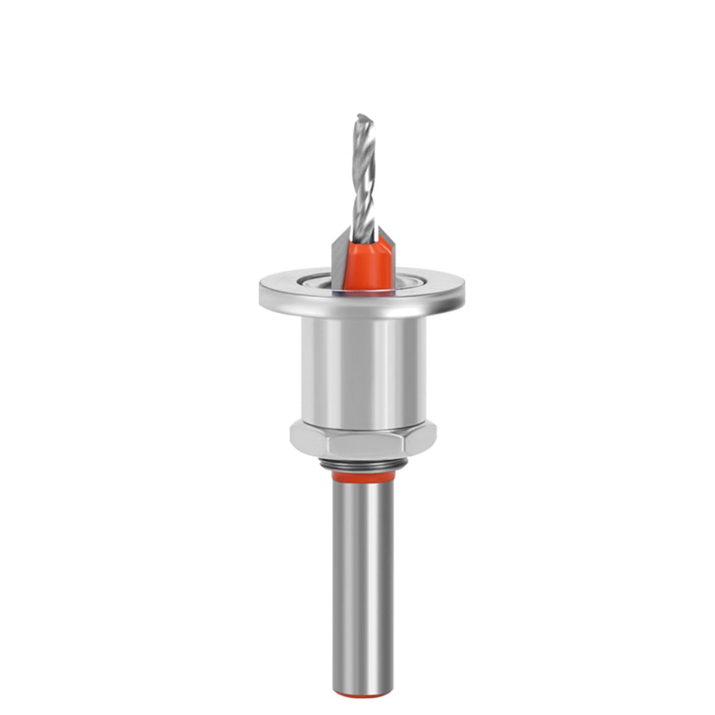 5Pcs Adjustable Depth Stop Countersink Drill Bit for Wood and Board Installation
