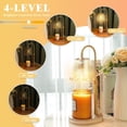 thumbnail image 2 of Candle Warmer Lamp with Adjustable Height - Flameless 4-Level Dimmable Wax Warmer, Timer Function & Stylish Design in Multiple Colors（Brown）, 2 of 6
