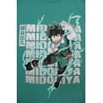 thumbnail image 2 of My Hero Academia Men's Deku Lightning Power Cradle Blue Graphic T-Shirt-XX-Large, 2 of 7