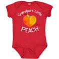 thumbnail image 3 of Inktastic Grandpa's Little Peach Cute Peach Heart Boys or Girls Baby Bodysuit, 3 of 5