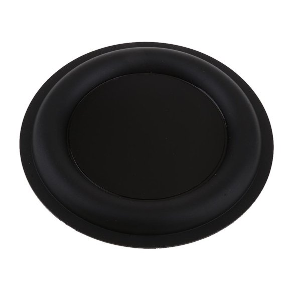 6.5Inch Replacement DIY Speaker Diaphragm Bass Diaphragm Speaker Film Passive Vibrating Membrane Diaphragm Plate -Black