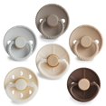thumbnail image 1 of Chupete FRIGG Paquete de 6 de Caucho Natural Libre de BPA 0-6 Meses, 1 of 7