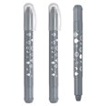 thumbnail image 1 of Uxcell Watercolor Gel Crayon, 3Pcs Washable Twist Crayons for Coloring Drawing Painting, Gray, 1 of 7