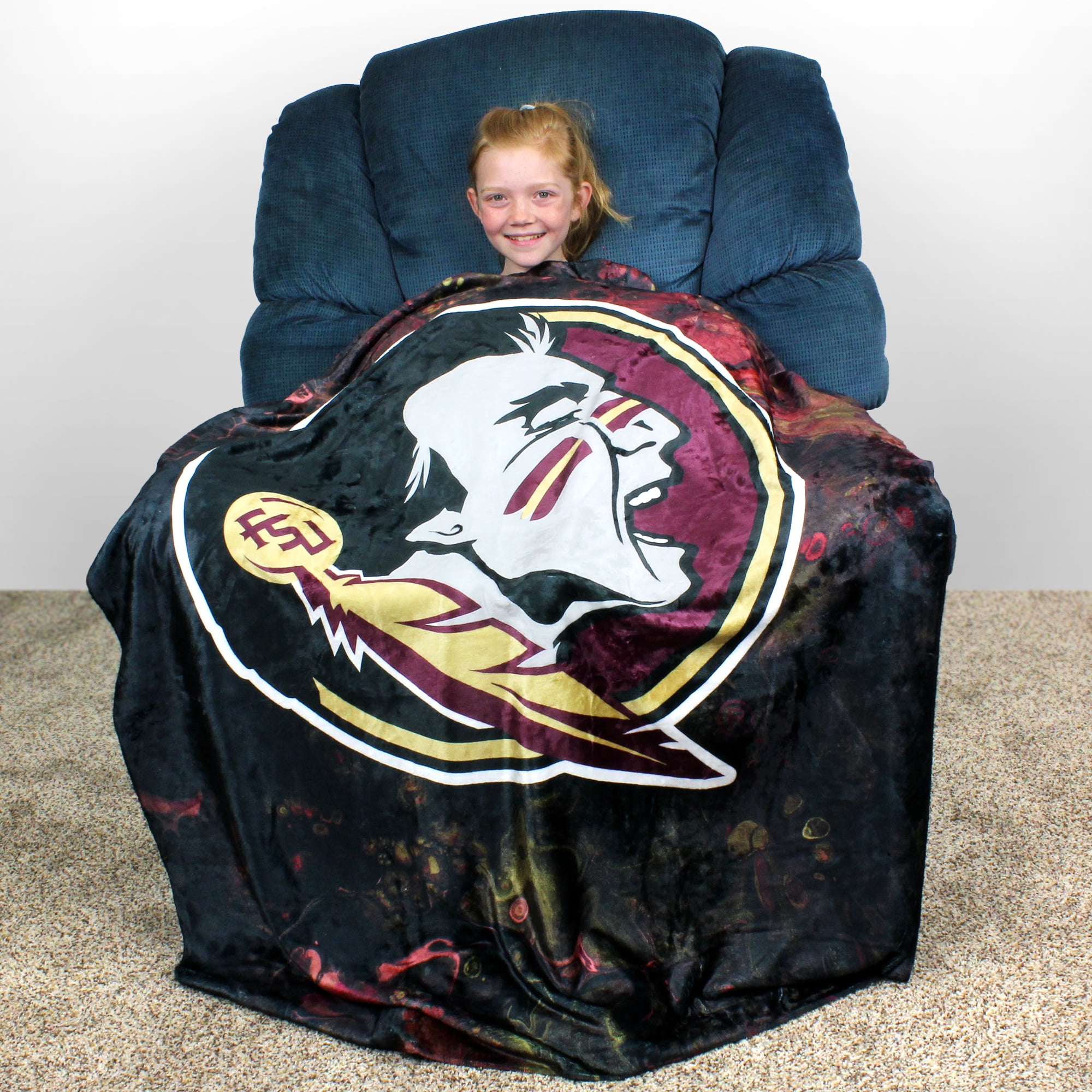 College Covers Florida State Seminoles Sublimated Soft Throw Blanket, 42" x 60"