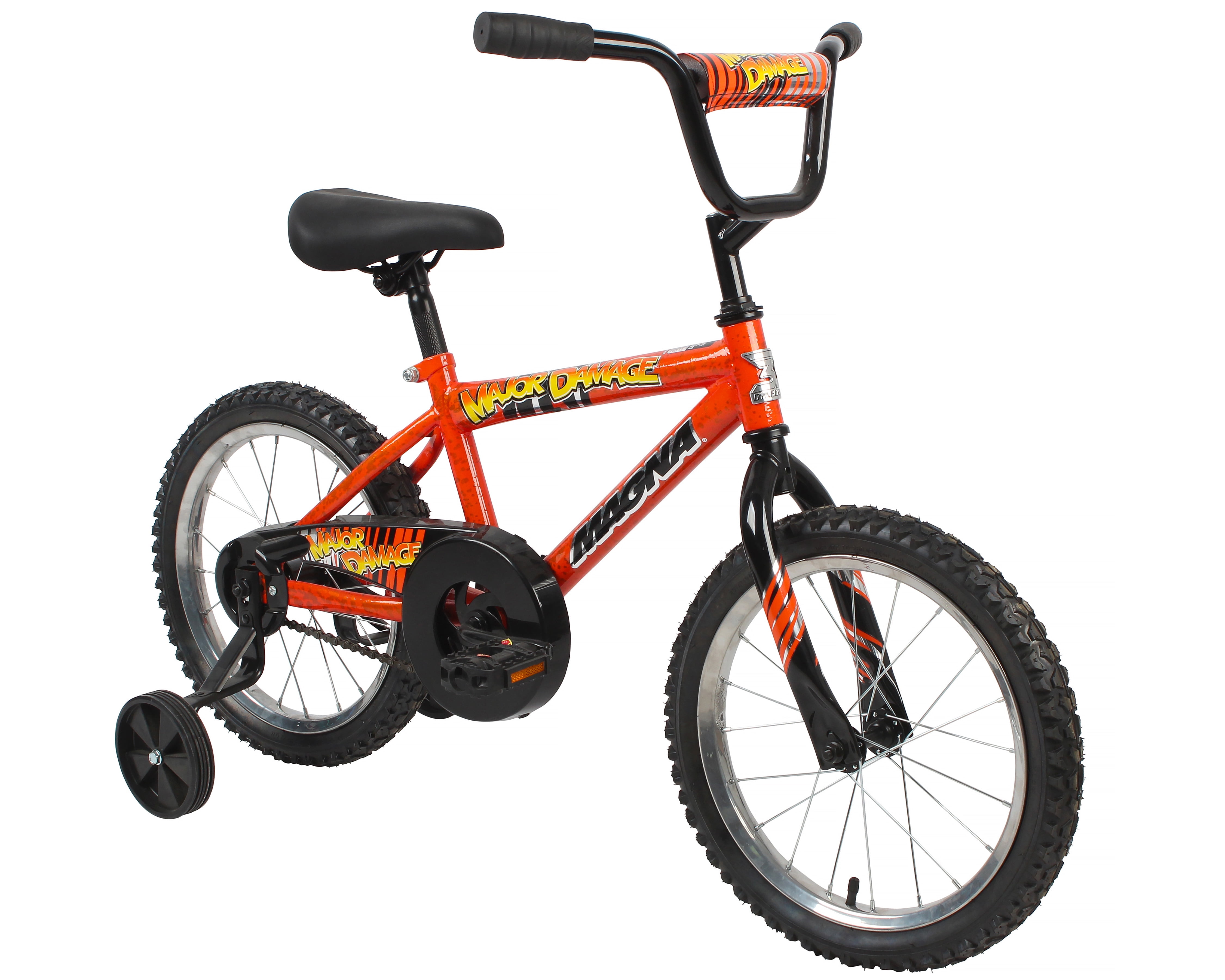 Dynacraft Magna Major Damage 16 Inch BMX Bike For Age 5 7 Years Walmart