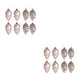 thumbnail image 4 of relayinert 8pieces Tree Decoration Eye-catching Pine Cone Decorations For Festive Rose Gold 2Set, 4 of 6