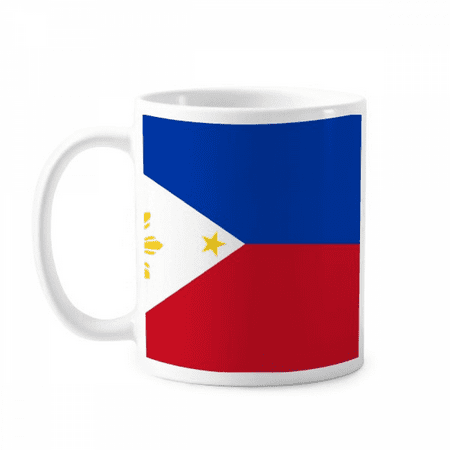 

Philippines National Flag Asia Country Mug Pottery Cerac Coffee Porcelain Cup Tableware
