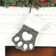 thumbnail image 4 of Medias navideñas, calcetines colgantes de felpa para decoraciones navideñas y navideñas, 4 of 5