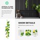 thumbnail image 5 of unbranded De Planta En Guirnalda Ratan Artificial Para Hogar, 5 of 6