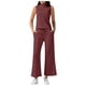 thumbnail image 1 of Conjuntos de dos piezas para mujer para el verano 2025: camiseta sin mangas con cuello alto y pantalones cortos. Chándal deportivo, XS-XXL., 1 of 6