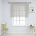 thumbnail image 1 of OUSITAID 1Pc Solid Color Modern Sheer Small Curtain for Kitchen and Living Room 52 x 36 Inch, 1 of 6