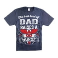 thumbnail image 4 of Best Kind OF Dad Raises Nursing Assistant T-Shirt Father's Day Shirt Dad Daughter Shirts (Small Grey), 4 of 6
