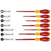 WIHA Tools 7 Piece Insulated SoftFinish Screwdriver Set