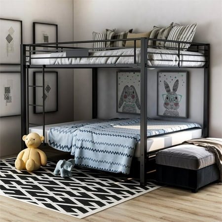 America Rivell Contemporary Metal Twin, Queen Loft Bed Canada