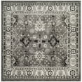 thumbnail image 4 of SAFAVIEH Vintage Hamadan Pema Traditional Area Rug, Grey/Black, 6'7" x 6'7" Round, 4 of 5