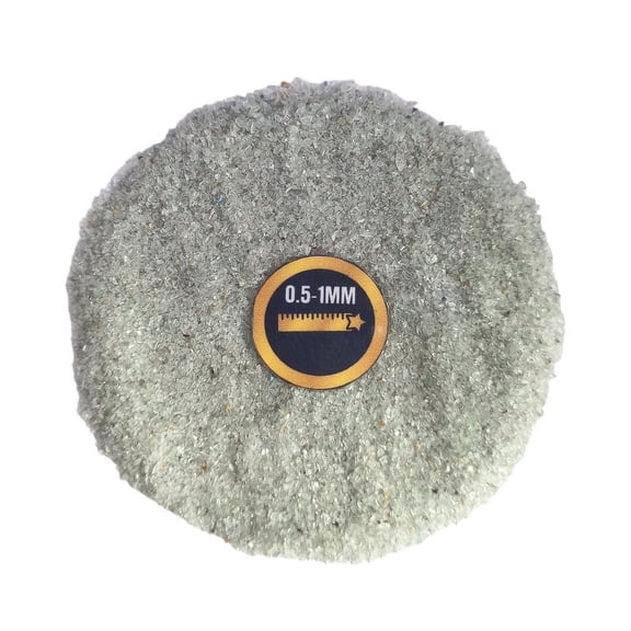 Gradelygems Green Fluorite Crushed Sand Powder 0.5-1mm | 2 Ounce Pack | Ideal for Crafting, Healing, and Jewelry