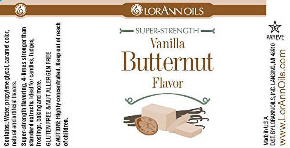 LorAnn Vanilla Butternut Super Strength Flavor 16 oz