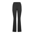 thumbnail image 4 of Flare Leggings,High Waisted Leggings With Pockets Women,Full Length Soft Stretchy Yoga Pants,Plus Size Yoga Pants With Pockets,Size:XXL, 4 of 6