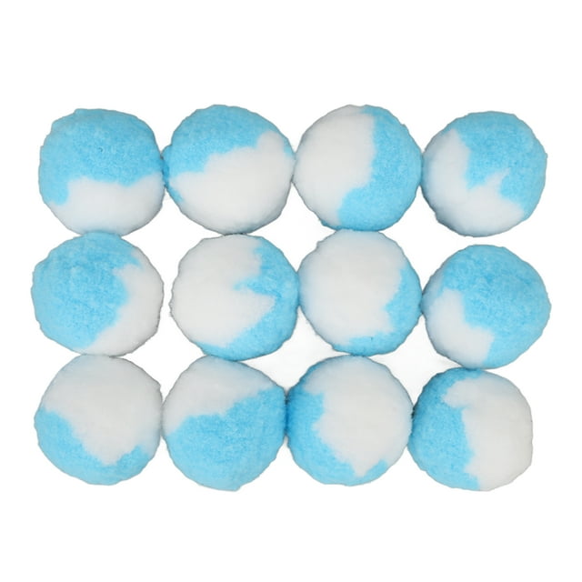 Juguete de bola de gatito de felpa, 12 bolas de juguete para gatos, bolas de juguete de felpa para gatos, bolas de juguete para gatos impulsadas por el rendimiento Jadeshay A
