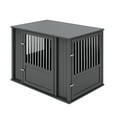 thumbnail image 4 of New Age Pet® ECOFLEX® Flexi Door Large Dog Crate in Black with Brushed Stainless Bars, 4 of 9