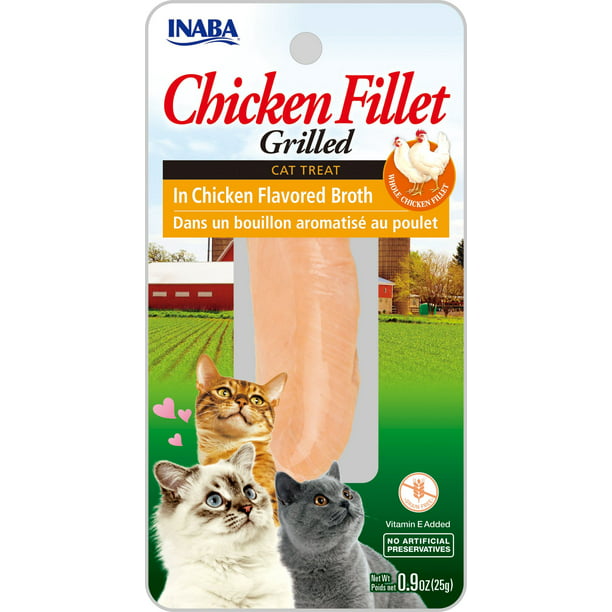 Inaba Ciao GrainFree Cat Treat, Chicken Fillet in Chicken Flavored