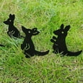 thumbnail image 3 of Plugin Fall Decor, Garden Stakes Iron Art Decor Exquisite Craftsmanship 4pcs  for Courtyard, 3 of 7