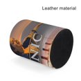 thumbnail image 4 of Película Titanic-theme Cylinder Pen Holder Pencil Organizer with Flannel Lining PVC Leather Material Cardboard Base for study work 10*8CM, 4 of 6