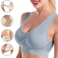 thumbnail image 4 of Lusakoc Sports Bras for Women Large Printed Seamless Wirefree Breathable Yoga Bra with Removable Pads, Size S-5XL, 4 of 4
