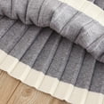thumbnail image 4 of SuTry Girls Knit Cardigan Skirt Set Button Shirt Bow Solid Color Fall Winter Comfortable Fit 2 Piece Outfit for Kids 1-8 Years(Gray,4-5 Years), 4 of 9