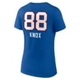 thumbnail image 3 of Women's Dawson Knox Royal Buffalo Bills Team Wordmark Player Name & Number V-Neck T-Shirt, 3 of 3
