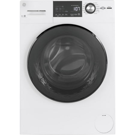 GE GFW148SSMWW Frontload Washer With Steam, 2.4 Cu. Ft. Capacity, White